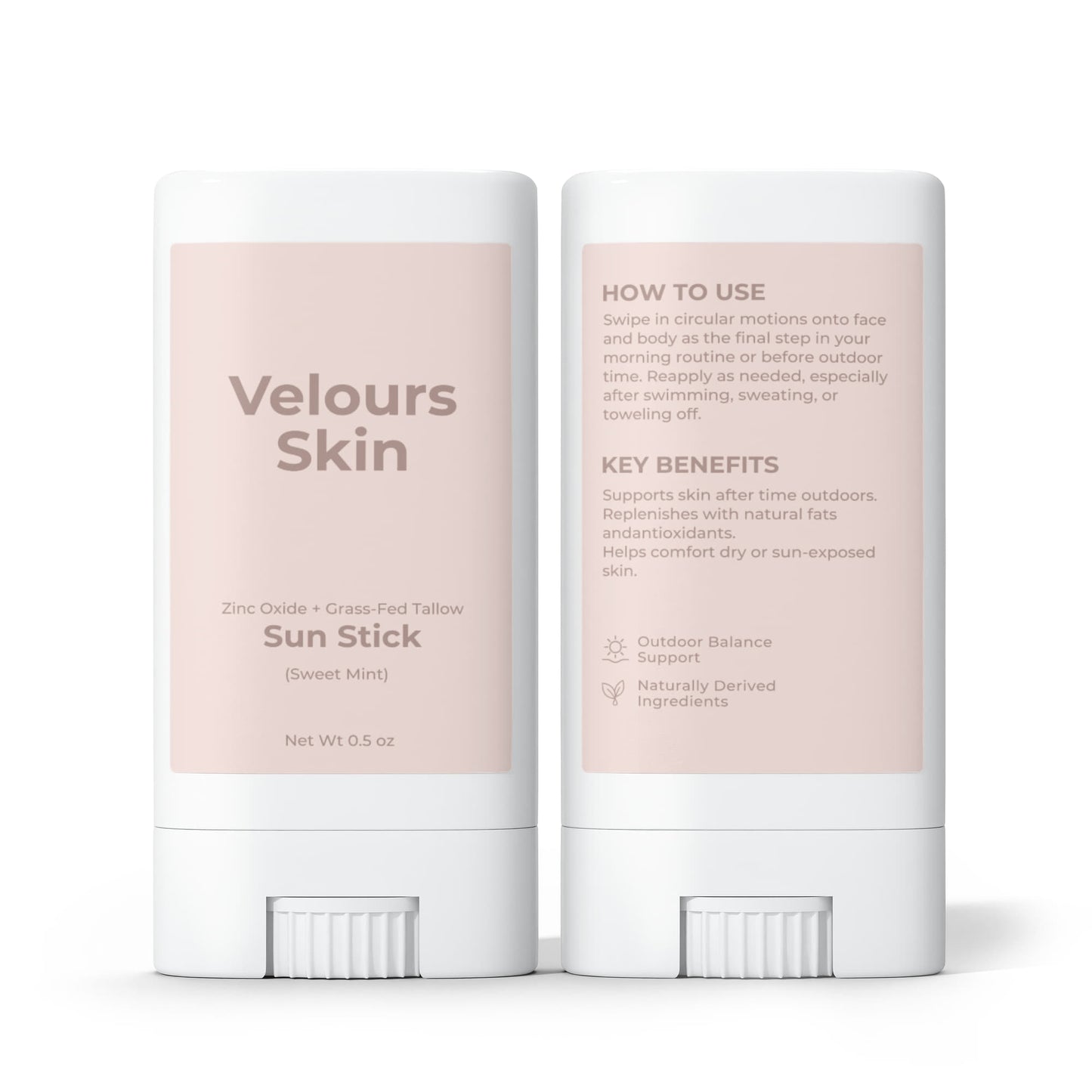 2 Pack Tallow Zinc Sun Stick