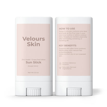 2 Pack Tallow Zinc Sun Stick