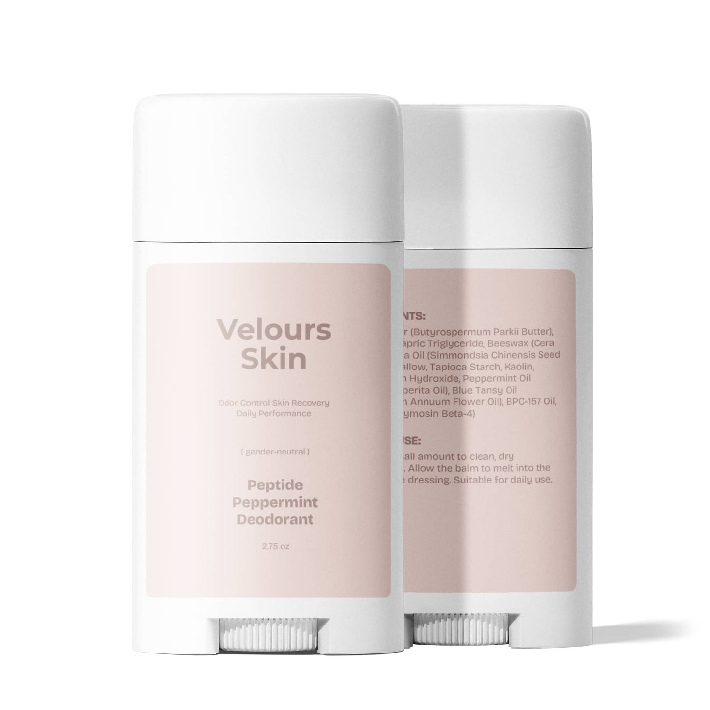 2 Pack Peptide Peppermint Deodorant
